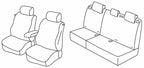 Set coprisedili Superior - Beige - compatibile per Peugeot 307 3p (06/01>08/07) dal 2006