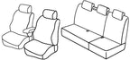 Set coprisedili Superior - Nocciola - compatibile per Renault Kangoo 5p (01/97>01/08)
