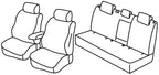 Set coprisedili Superior - Grigio/Nero - compatibile per Seat Leon 5p (06/20>)