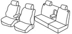 Set coprisedili Superior - Beige - compatibile per Skoda Octavia 5p (09/04>01/09)