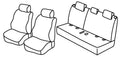 Set coprisedili Superior - Beige - compatibile per Suzuki Vitara 5p (04/15>) Premium, Hybrid