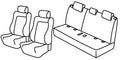 Set coprisedili Superior - Beige - compatibile per Suzuki Vitara 5p (04/15>) Elegance