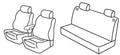 Set coprisedili Superior - Grigio/Nero - compatibile per Volkswagen Golf IV 5p (10/97>10/03) fino al 1999