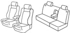 Set coprisedili Superior - Nocciola - compatibile per Volkswagen Golf IV 5p (10/97>10/03) fino al 1999