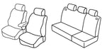 Set coprisedili Superior - Nero/Blu - compatibile per Volkswagen Golf IV 5p (10/97>10/03) dal 2000