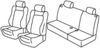 Set coprisedili Superior - Grigio/Nero - compatibile per Volkswagen Polo 5p (11/01>08/09)