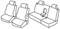 Set coprisedili Superior - Nocciola - compatibile per Volkswagen Polo 5p (11/01>08/09)