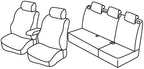 Set coprisedili Superior - Nero/Grigio - compatibile per Volkswagen Polo 5p (09/09>04/14) Comfortline