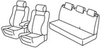 Set coprisedili Superior - Nero/Grigio - compatibile per Volkswagen Polo 5p (09/09>04/14) Highline