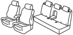 Set coprisedili Superior - Nocciola - compatibile per Alfa Romeo Giulietta (04/10>04/21)