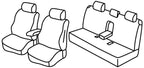 Set coprisedili Superior - Grigio/Nero - compatibile per Audi A6 4p (09/04>03/11)