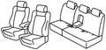 Set coprisedili Superior - Nocciola - compatibile per Audi Q5 5p (09/12>02/17)