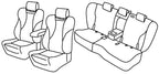 Set coprisedili Superior - Grigio/Nero - compatibile per Audi Q5 5p (03/17>12/24)