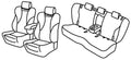 Set coprisedili Superior - Nocciola - compatibile per Audi Q5 5p (03/17>12/24)