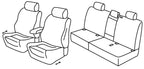 Set coprisedili Superior - Nocciola - compatibile per Audi Q3 (01/19>07/25)
