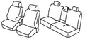 Set coprisedili Superior - Nocciola - compatibile per Audi Q3 (01/19>07/25)