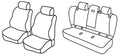 Set coprisedili Superior - Beige - compatibile per Bmw Serie 3 Touring (E46) (09/99>08/05)