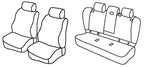Set coprisedili Superior - Beige - compatibile per Bmw Serie 3 Touring (E46) (09/99>08/05)