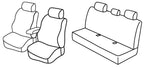 Set coprisedili Superior - Nero/Blu - compatibile per Bmw Serie 3 (E90) (03/05>01/12)