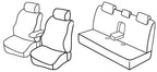 Set coprisedili Superior - Nero/Rosso - compatibile per Bmw Serie 3 (E90) (03/05>01/12)