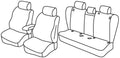 Set coprisedili Superior - Beige - compatibile per Bmw X1 (E84) (10/09>10/15)