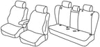 Set coprisedili Superior - Beige - compatibile per Bmw X1 (E84) (10/09>10/15)