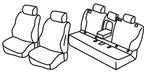 Set coprisedili Superior - Grigio/Nero - compatibile per Bmw Serie 5 Touring (F11) (06/10>03/17)