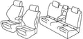 Set coprisedili Superior - Nocciola - compatibile per Bmw X1 (F48) (11/15>07/22) sDrive