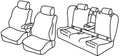 Set coprisedili Superior - Nocciola - compatibile per Bmw Serie 5 Touring (G31) (04/17>02/24)