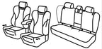 Set coprisedili Superior - Nocciola - compatibile per Bmw X4 (G02) (04/18>)