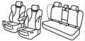 Set coprisedili Superior - Beige - compatibile per Bmw X4 (G02) (04/18>)