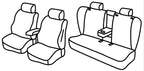 Set coprisedili Superior - Nero/Rosso - compatibile per Bmw X4 (F26) (06/14>03/18)