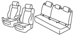 Set coprisedili Superior - Beige - compatibile per Bmw Serie 1 (F40) (07/19>05/24)