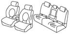 Set coprisedili Superior - Grigio/Nero - compatibile per Bmw Serie 2 Active Tourer (F45) (09/14>09/21)