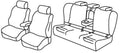 Set coprisedili Superior - Beige - compatibile per Bmw Serie 3 (G20) (12/18>)