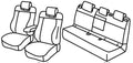 Set coprisedili Superior - Nero/Grigio - compatibile per Citroen C5 X 5p (11/21>) Hybrid