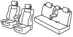 Set coprisedili Superior - Nocciola - compatibile per Citroen DS4 (03/11>10/15) - DS DS4 (11/15>12/18)