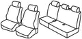 Set coprisedili Superior - Grigio/Nero - compatibile per Dacia Logan MCV 5p (02/07>06/13)
