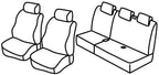 Set coprisedili Superior - Nero/Blu - compatibile per Dacia Logan MCV 5p (02/07>06/13)