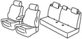 Set coprisedili Superior - Beige - compatibile per Fiat Tipo 4p (12/15>09/20)