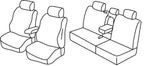 Set coprisedili Superior - Nocciola - compatibile per Fiat Freemont (05/11>11/16)