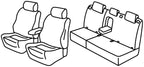 Set coprisedili Superior - Grigio/Nero - compatibile per Fiat Tipo 5p (10/20>04/25)