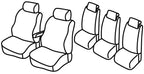 Set coprisedili Superior - Grigio/Nero - compatibile per Ford C-Max (04/07>10/10)