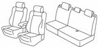 Set coprisedili Superior - Beige - compatibile per Ford Kuga (03/13>10/19)