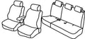 Set coprisedili Superior - Beige - compatibile per Ford Tourneo Courier (03/14>02/22)