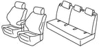 Set coprisedili Superior - Nocciola - compatibile per Ford Focus 5p (06/18>)