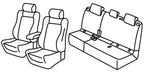 Set coprisedili Superior - Beige - compatibile per Ford Kuga (11/19>) Titanium