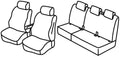 Set coprisedili Superior - Nocciola - compatibile per Ford Ecosport (03/14>01/18)
