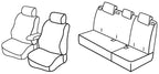 Set coprisedili Superior - Grigio/Nero - compatibile per Honda Civic 5p (02/12>02/17)