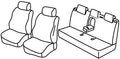 Set coprisedili Superior - Beige - compatibile per Honda Civic 5p (03/17>07/22)